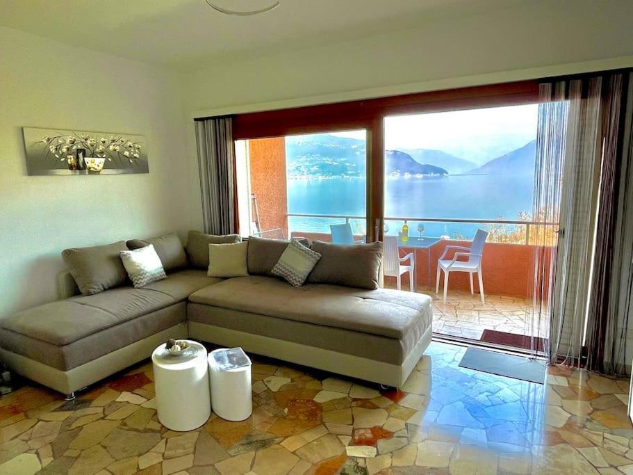 Ferienwohnung Studio Belvedere Brezzo Екстериор снимка